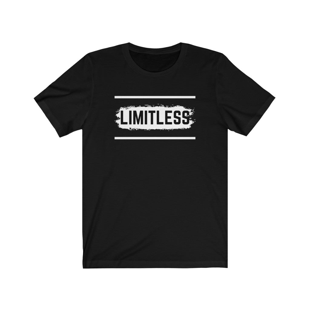 Limitless Unisex Jersey Short Sleeve Tee. Motivation T Shirt. Inspiration T Shirt.