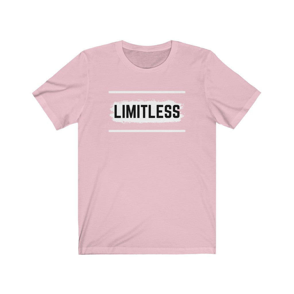 Limitless Unisex Jersey Short Sleeve Tee. Motivation T Shirt. Inspiration T Shirt.