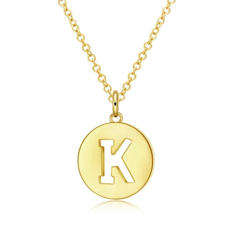 Kindness Disc Necklace in 18K Gold Plated. Valentine Gift for Her. Gift for Wife. Wedding, Anniversary and Birthday Gifts for Women. Mother's Day Gift for Her