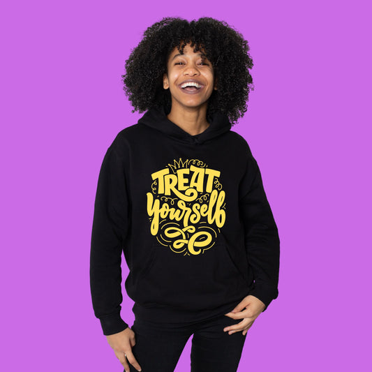 Motivational Graphic Hoodie. Handmade Hooded Sweatshirt