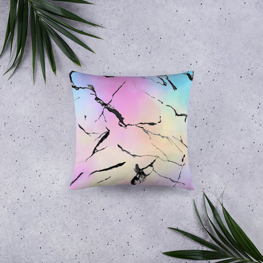 Custom Marble Print Pillow, Throw-pillow