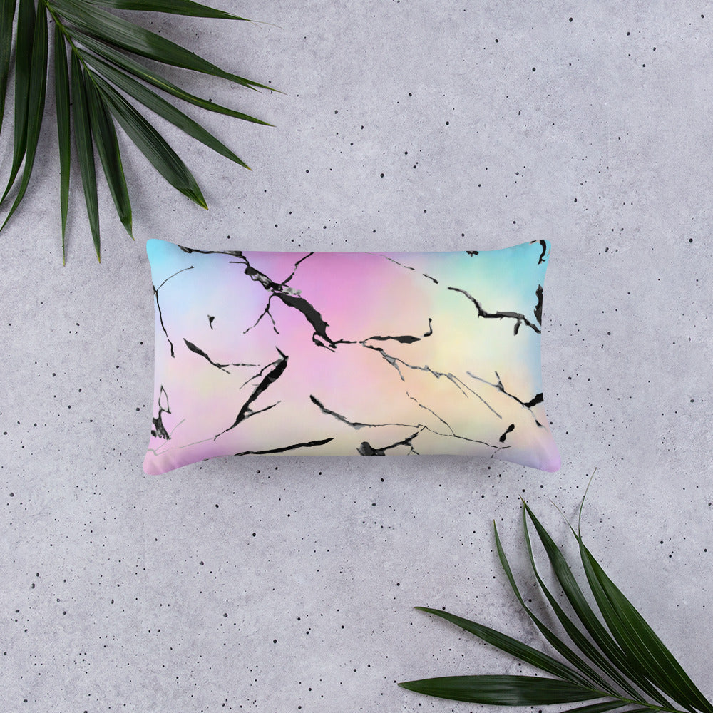 Custom Marble Print Pillow, Throw-pillow