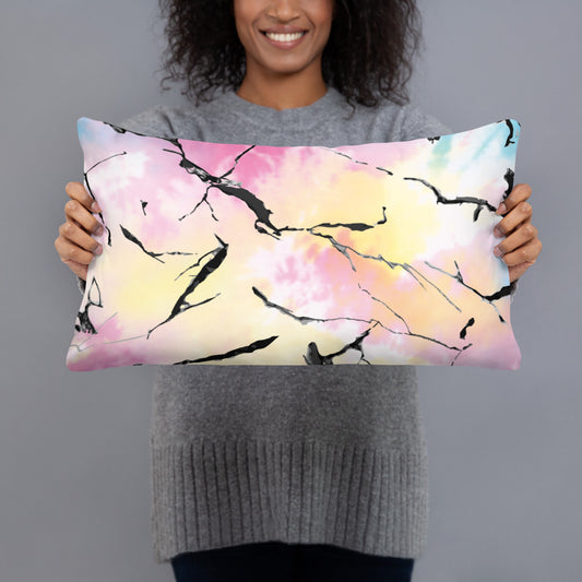 Custom Muilti-color Print Throw Pillow. 20" by 12"Custom Pillow Gift for Housewarming, Special Occasions and Holidays. Custom Polyester Pillow Case and Insert