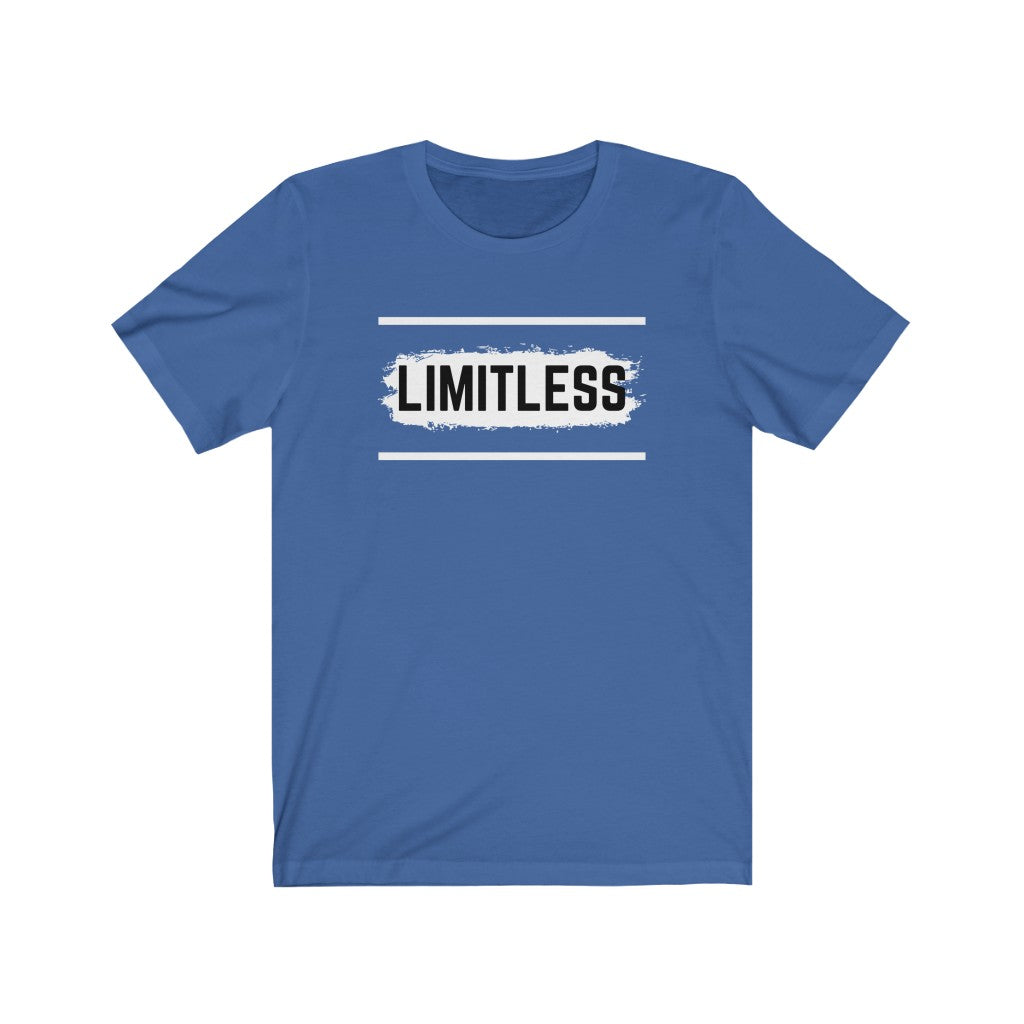 Limitless Unisex Jersey Short Sleeve Tee. Motivation T Shirt. Inspiration T Shirt.