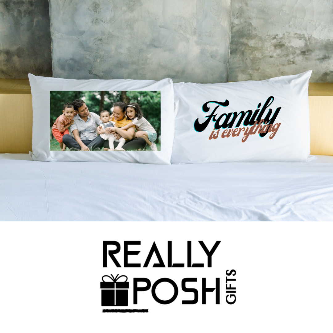 Custom Photo and Text Pillow Covers (set of 2)