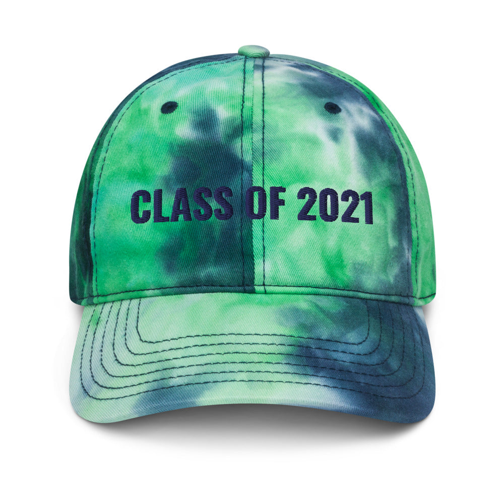Personalized Class of 2021 Tie Dye Hat. Graduation Hat for Him. Customized gift for her. Custom Made Cap for Graduation