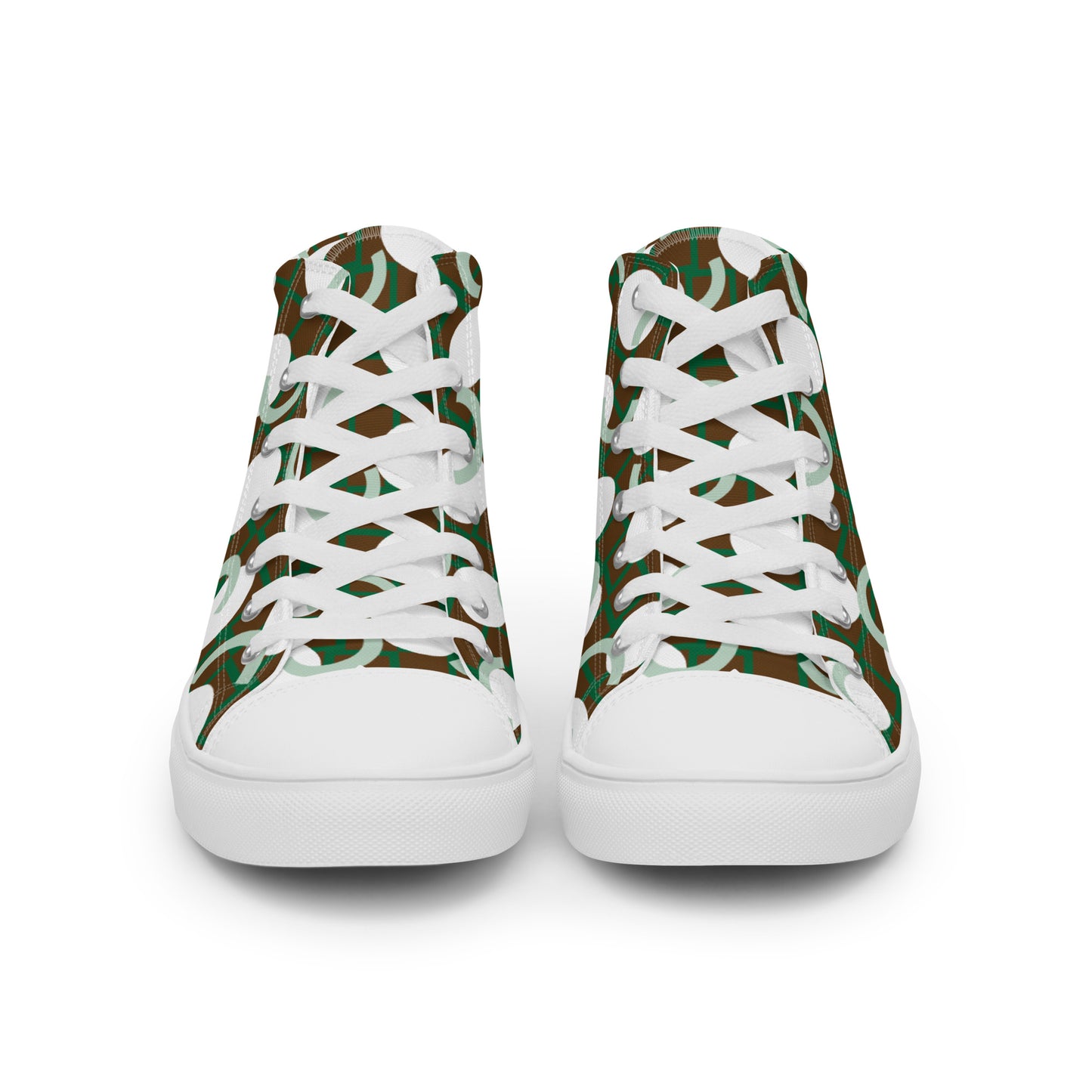 Custom Print Women’s High Top Canvas Shoes