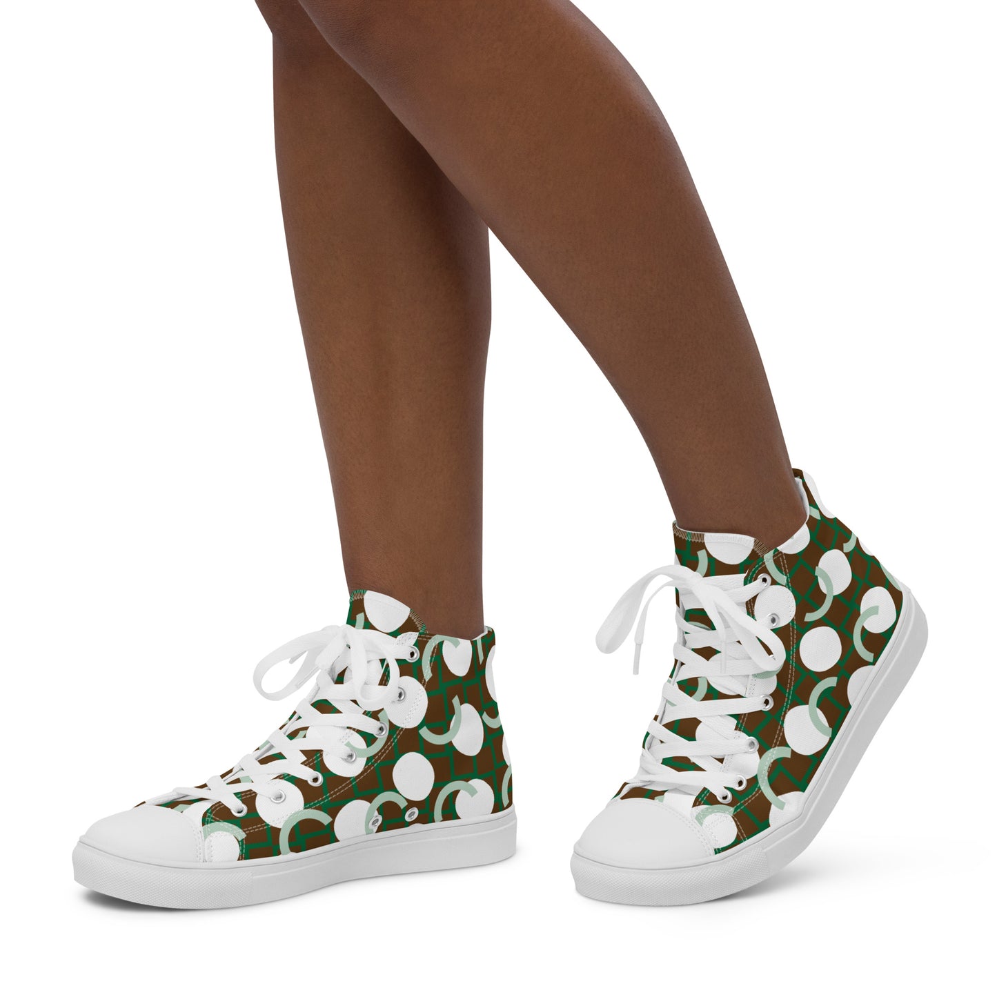 Custom Print Women’s High Top Canvas Shoes