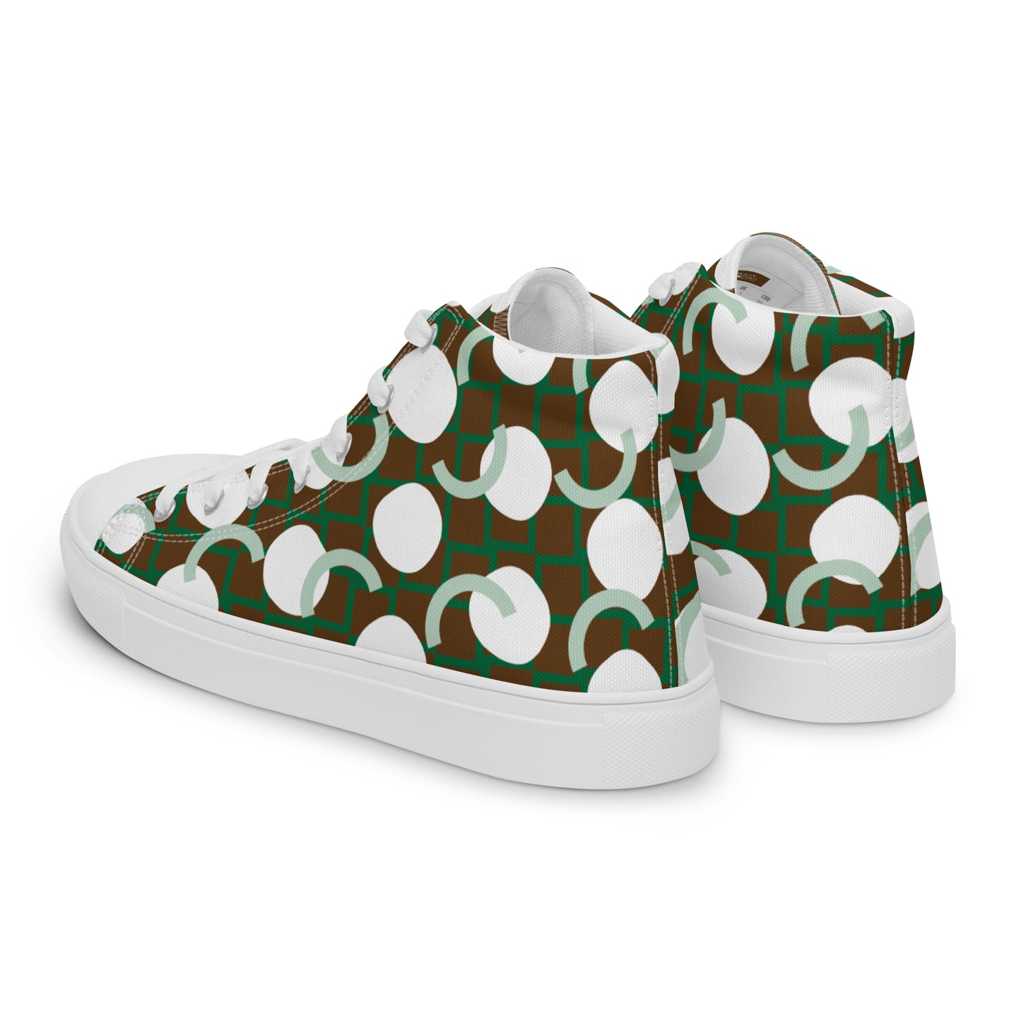 Custom Print Women’s High Top Canvas Shoes