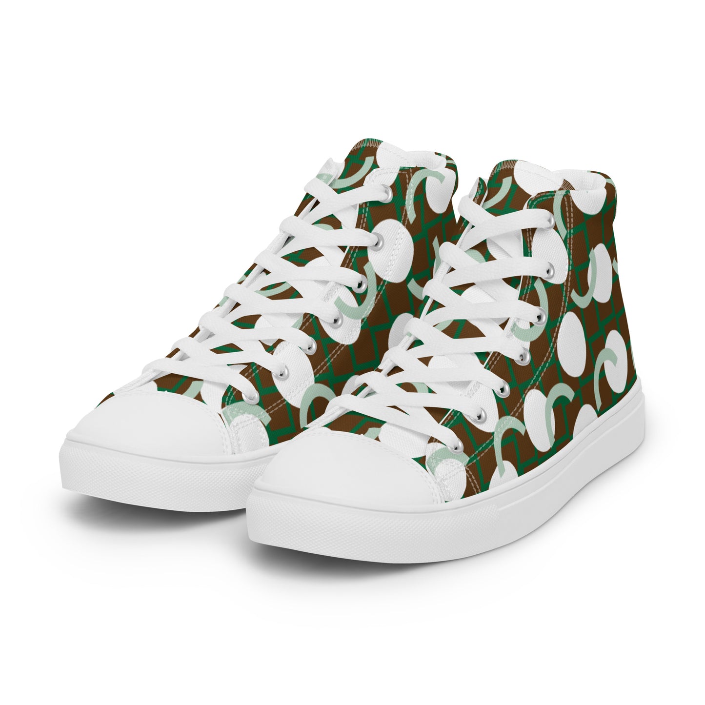 Custom Print Women’s High Top Canvas Shoes