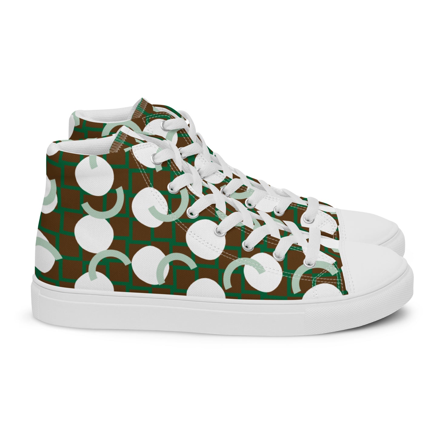Custom Print Women’s High Top Canvas Shoes