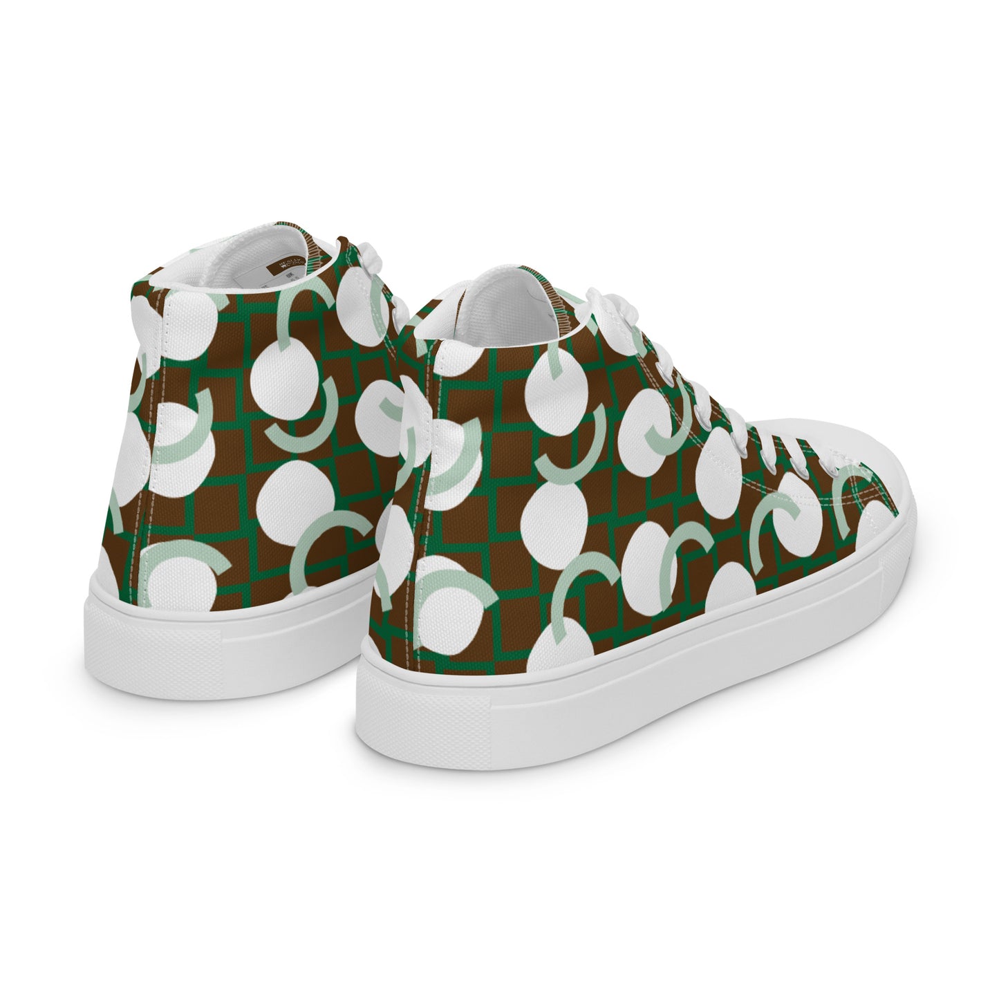 Custom Print Women’s High Top Canvas Shoes