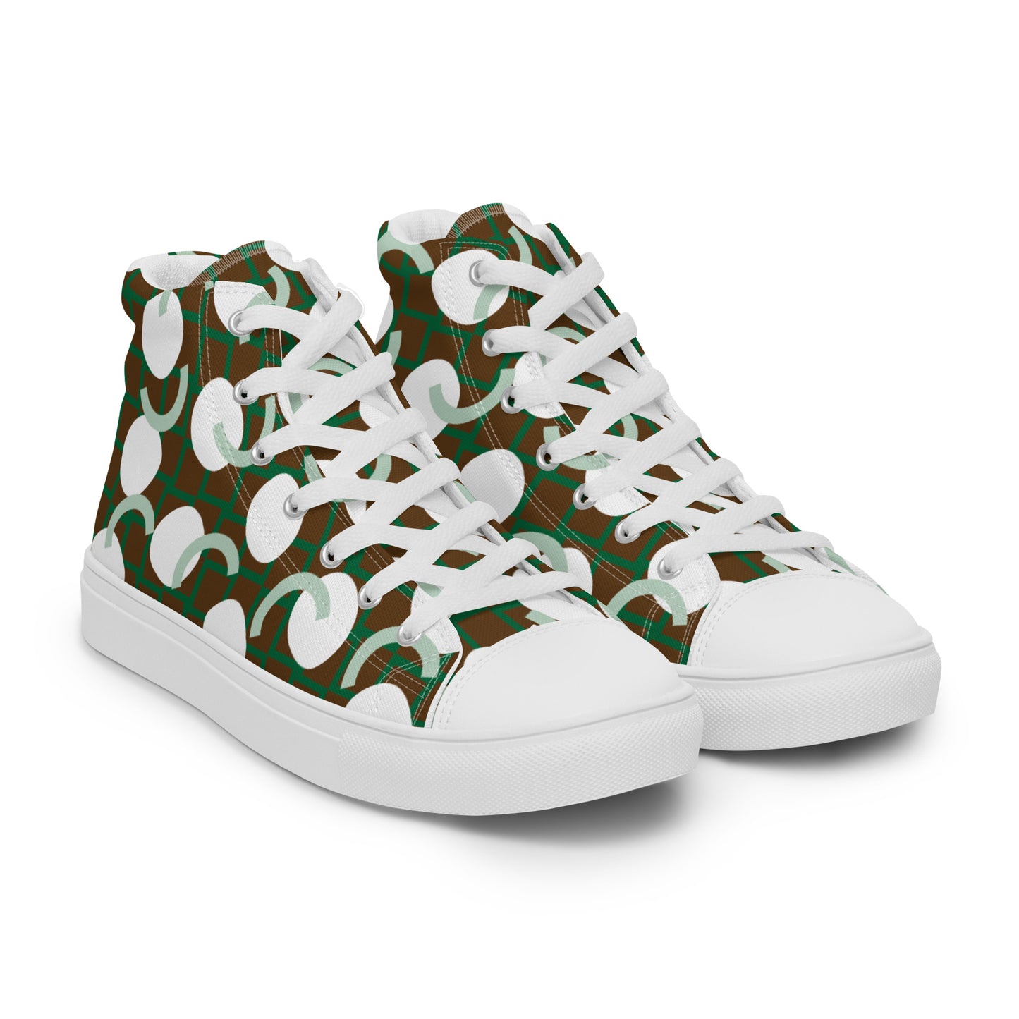 Custom Print Women’s High Top Canvas Shoes