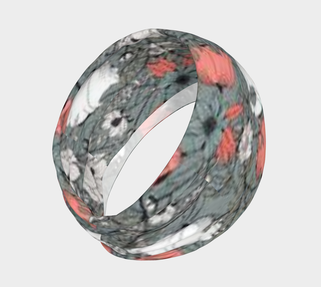 Botanical Flowery Headband- Made In Canada