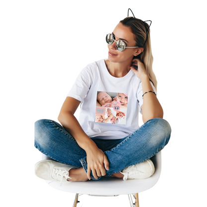 Personalized Graphic T-Shirt (Photo and Text)