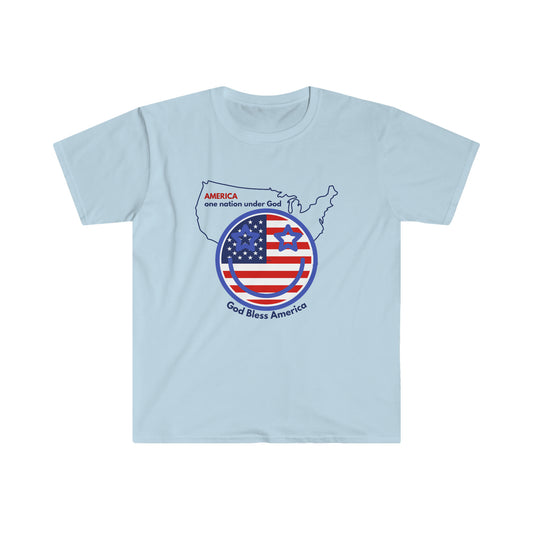 America Independence Day Unisex T-Shirt (One Nation Under God)