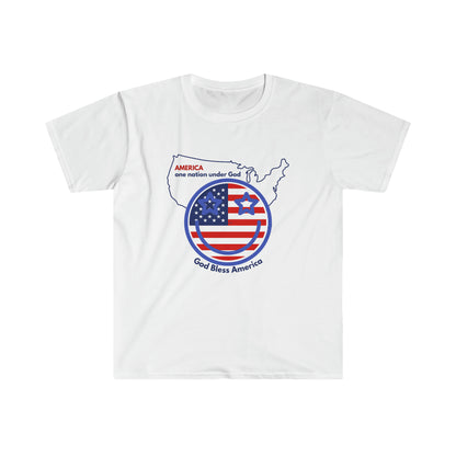 America Independence Day Unisex T-Shirt (One Nation Under God)