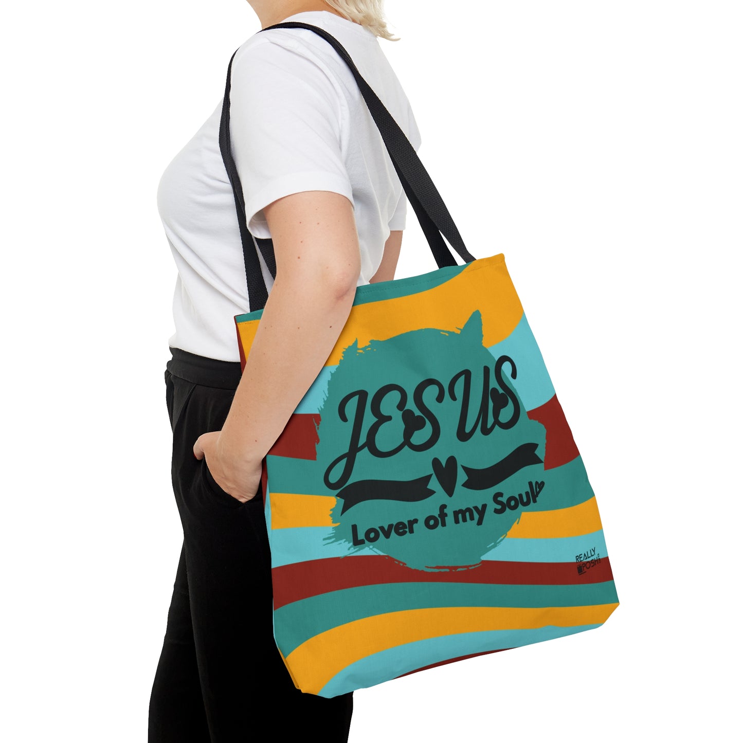 Custom Christian Tote Bag- Jesus, Lover of my Soul