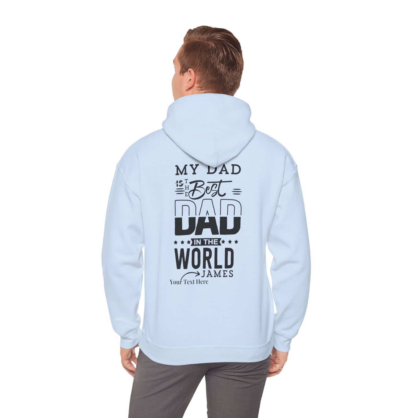 My Dad Is The Best Dad Personalized Hoodie