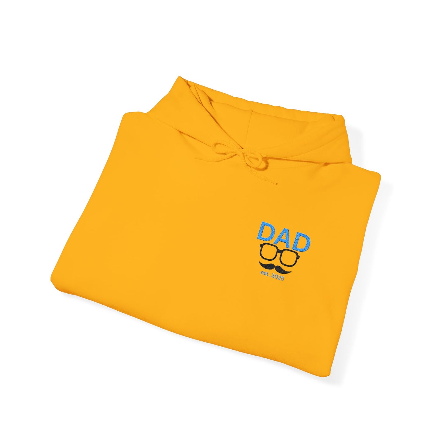 Embroided Personalized Dad's Hoodie | Customizable Unisex Hooded Sweatshirt for Father's Day Gifts, Birthdays and Holidays Presents