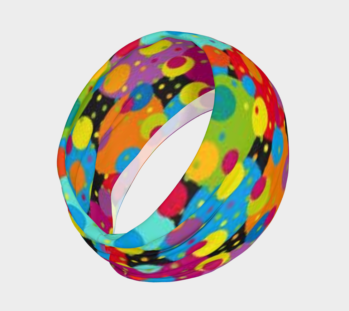 Circular Geometry Headband- Made In Canada