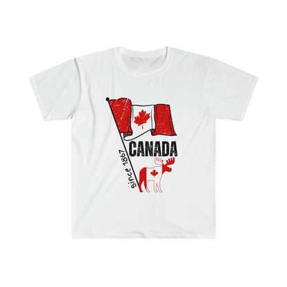 Canada Flag Unisex T-Shirt (Unisex)