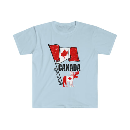 Canada Flag Unisex T-Shirt (Unisex)