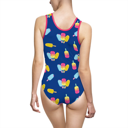 Popsicle One-Piece Swimsuit For Women