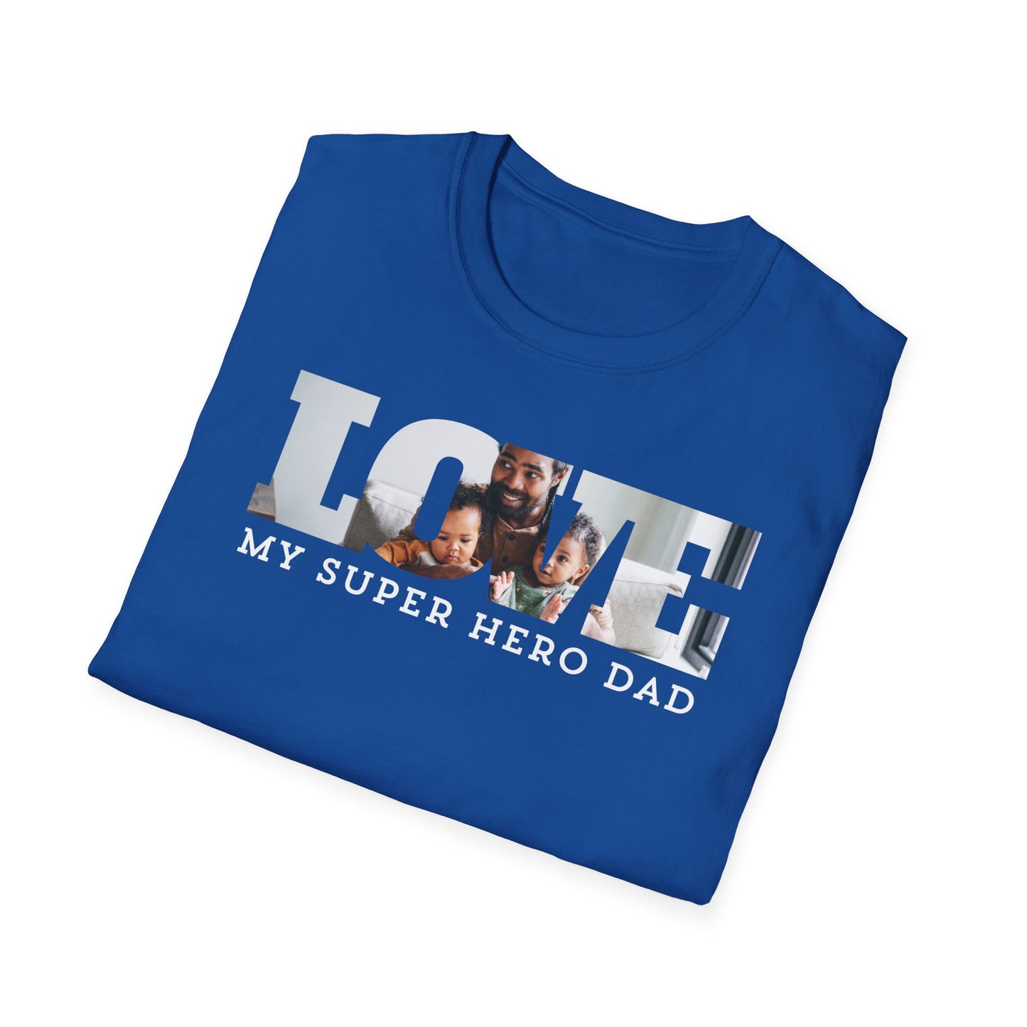 Love My Super Hero Dad Photo T-Shirt