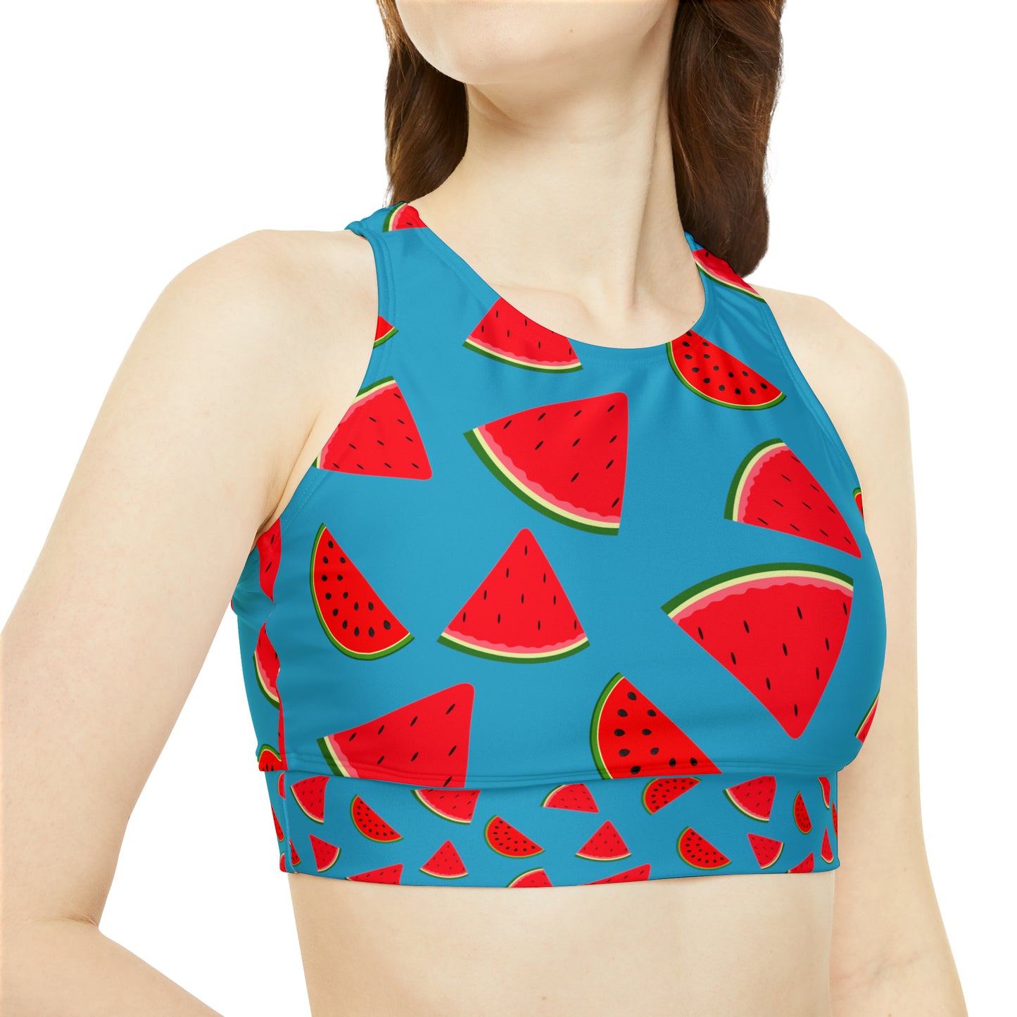 Watermelon Sporty Bikini Set For Women