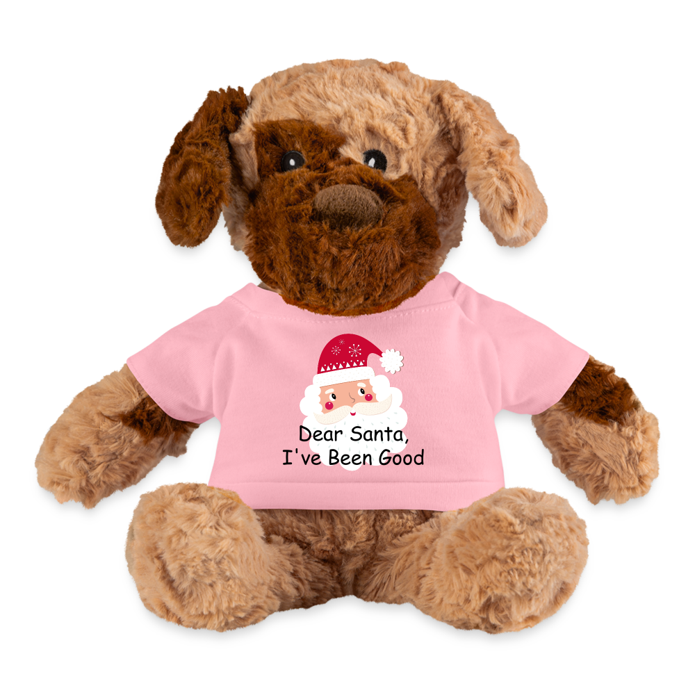 Personalized Dog Plush Toy| Christmas Toy Gift For Kids - petal pink