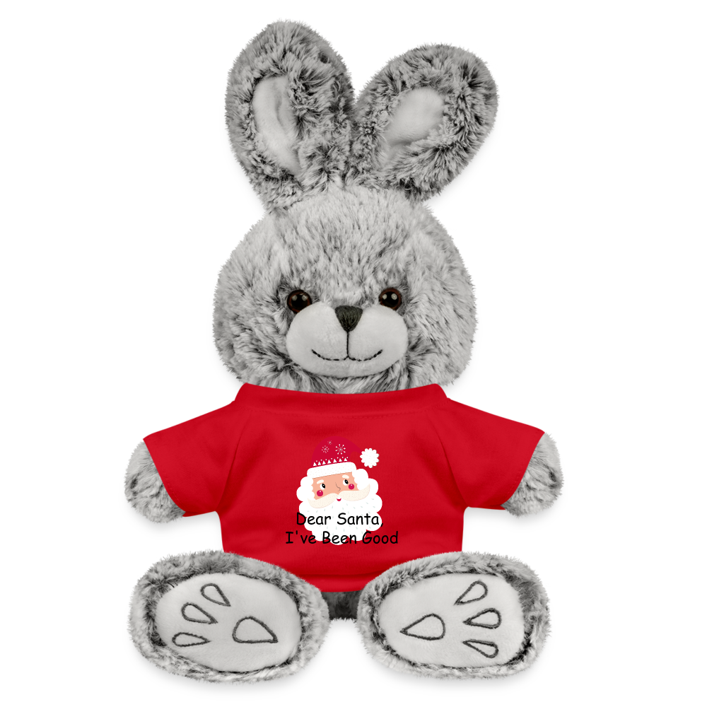 Personalized Rabbit Plush Toy| Customizable Christmas Santa Toy - red