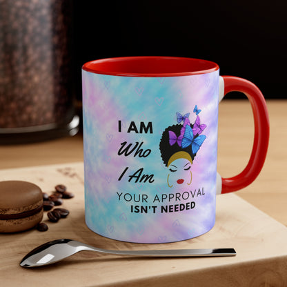 Self Affirmation Color Contrast Coffee Mug (11oz)