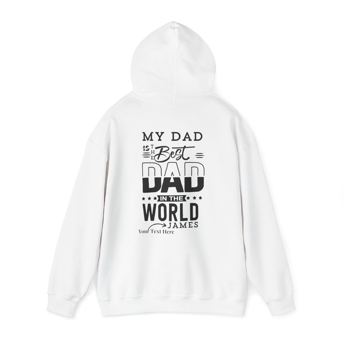 My Dad Is The Best Dad Personalized Hoodie