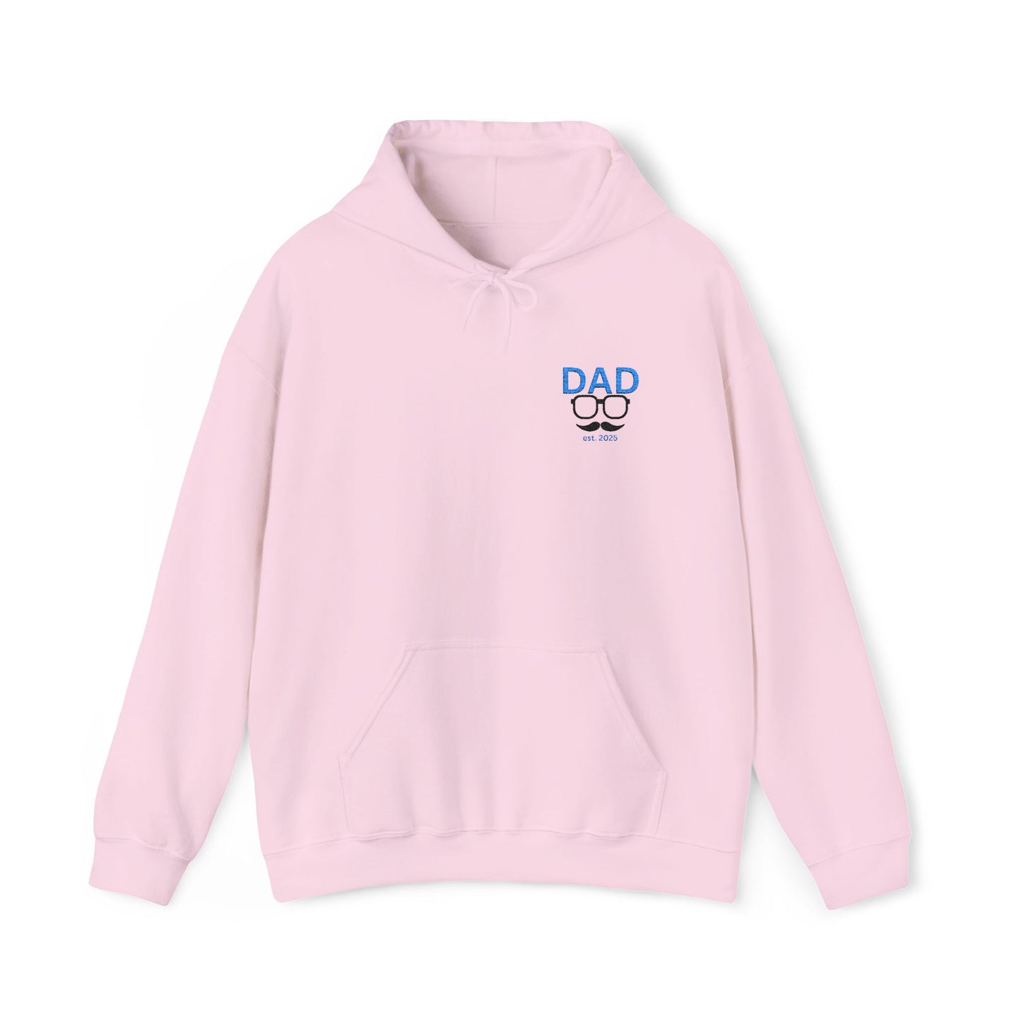 Embroided Personalized Dad's Hoodie | Customizable Unisex Hooded Sweatshirt for Father's Day Gifts, Birthdays and Holidays Presents