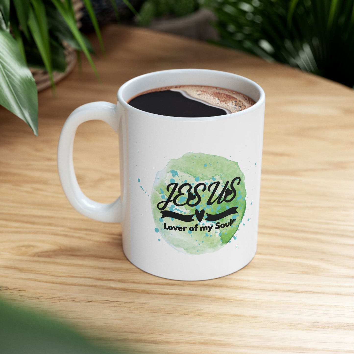 Christian Ceramic Mug- Jesus, Lover of my Soul