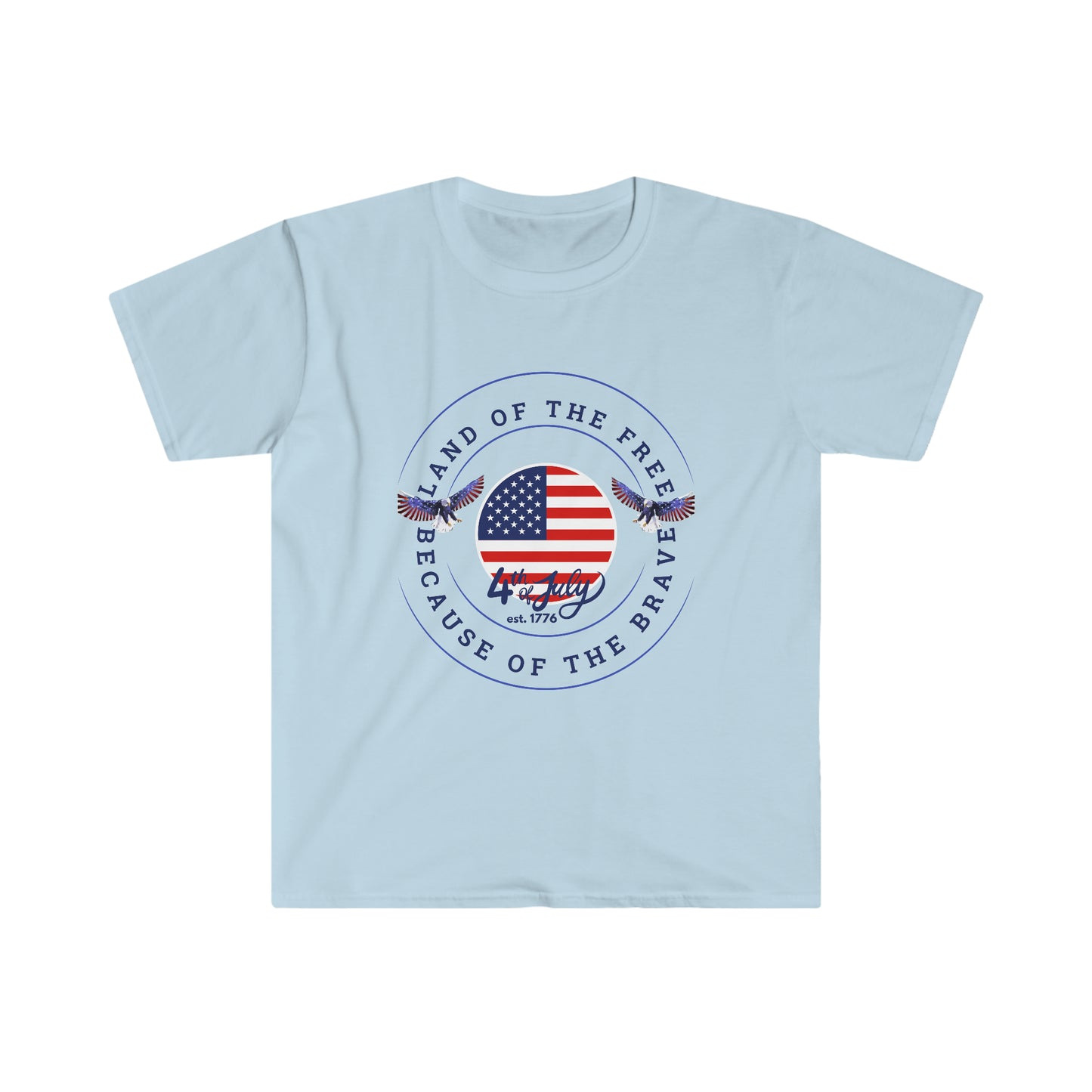 4th of July Patriotic T-Shirt (Land of The Free)