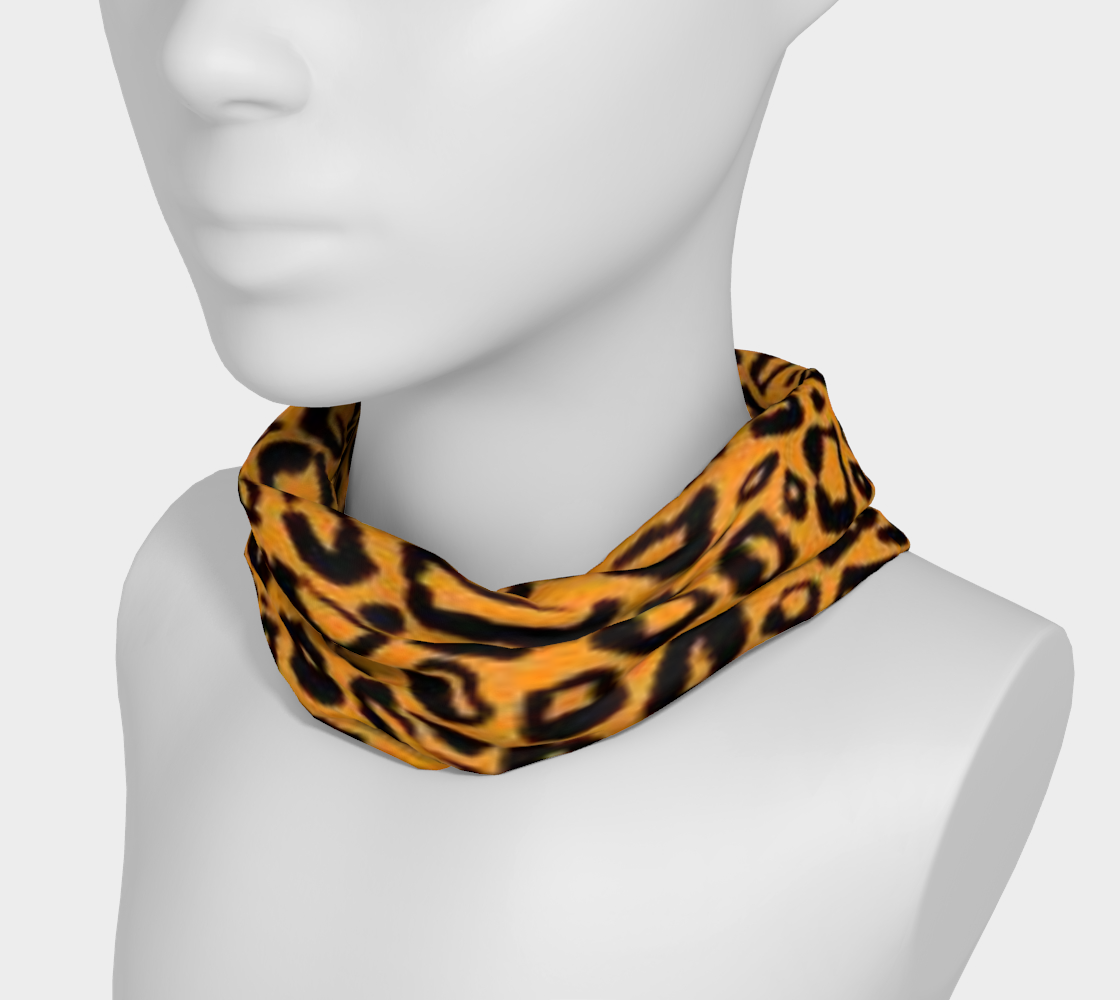 Bright Leopard Headband- Made In Canada