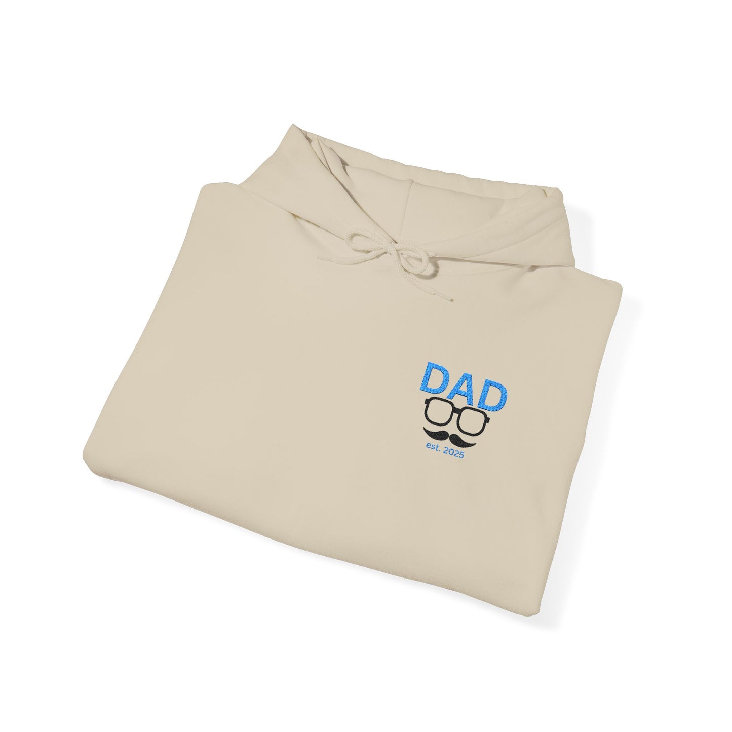 Embroided Personalized Dad's Hoodie | Customizable Unisex Hooded Sweatshirt for Father's Day Gifts, Birthdays and Holidays Presents