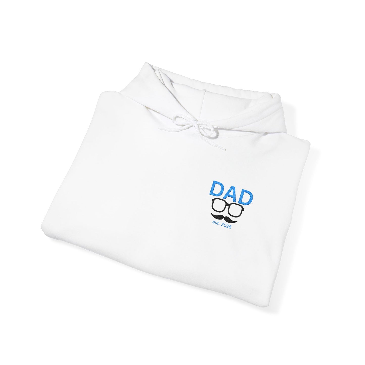Embroided Personalized Dad's Hoodie | Customizable Unisex Hooded Sweatshirt for Father's Day Gifts, Birthdays and Holidays Presents