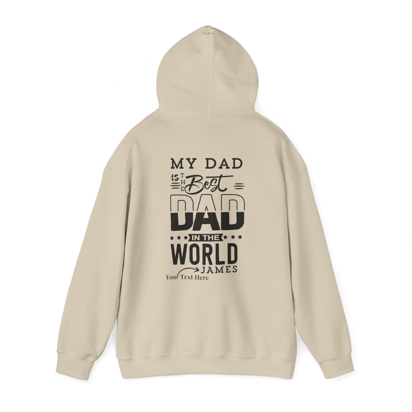 My Dad Is The Best Dad Personalized Hoodie