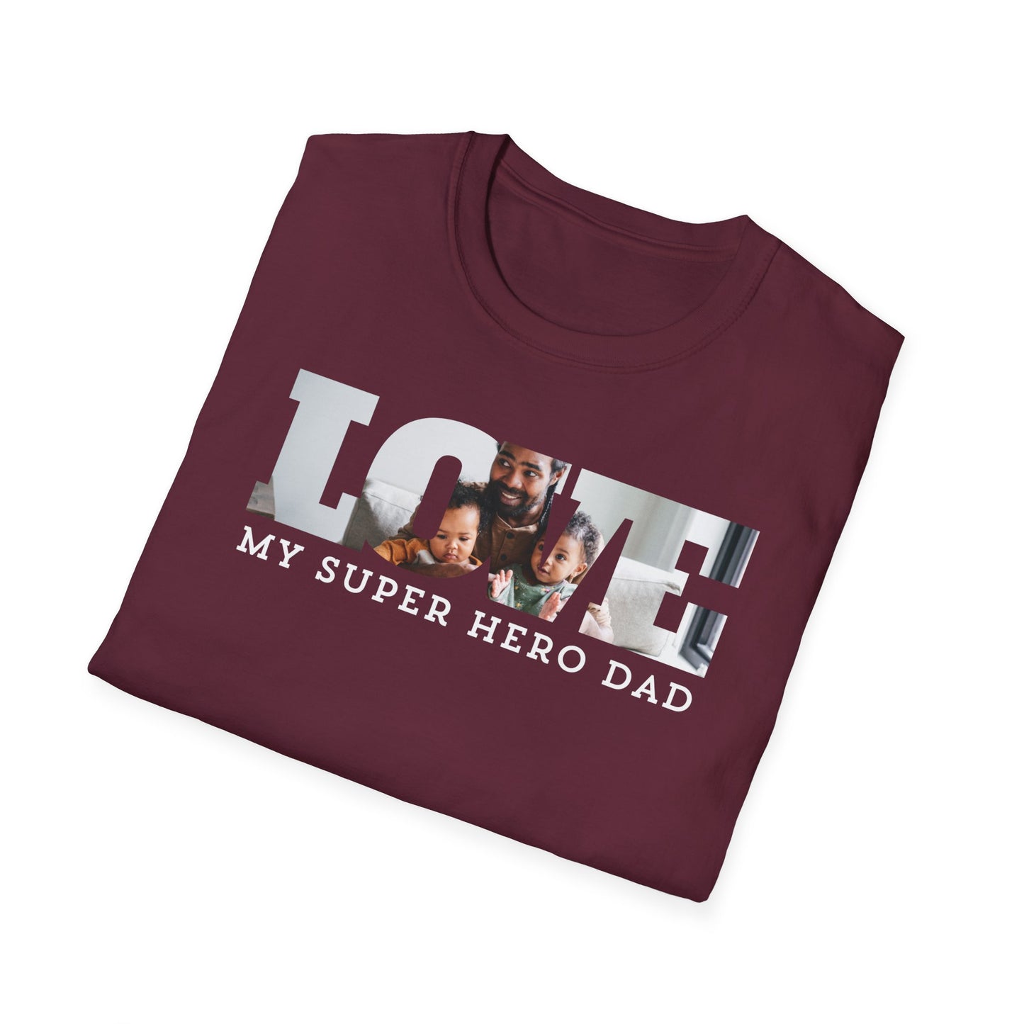 Love My Super Hero Dad Photo T-Shirt