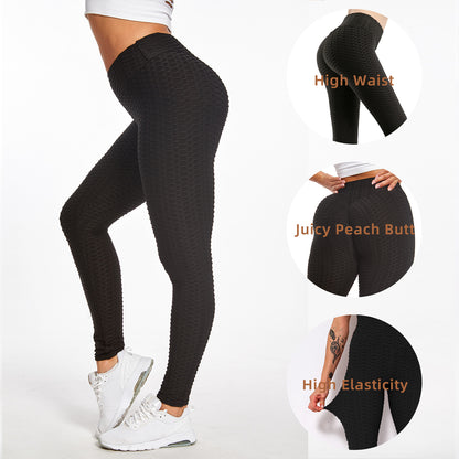 Women Leggings Bubble Textured Leggings Pants