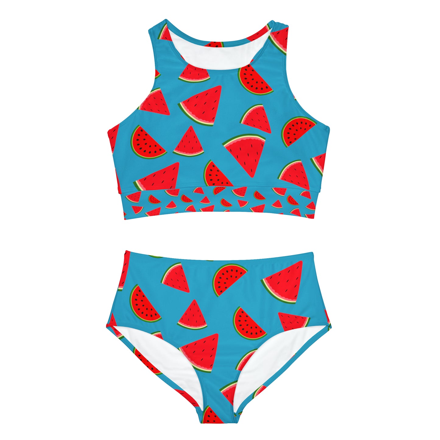 Watermelon Sporty Bikini Set For Women