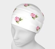 Load image into Gallery viewer, Floral Polka Dot Headband Made  in Canada
