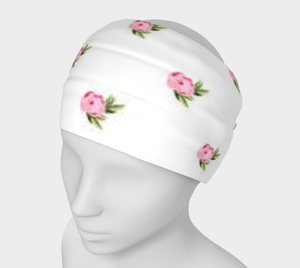 Floral Polka Dot Headband Made  in Canada