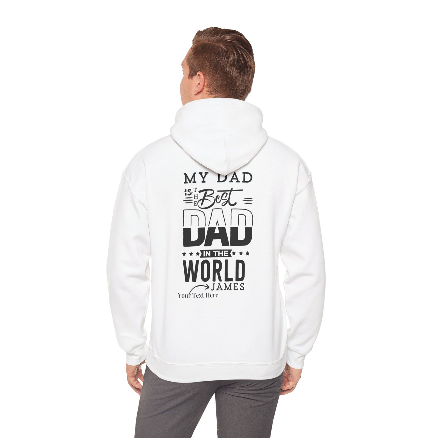 My Dad Is The Best Dad Personalized Hoodie