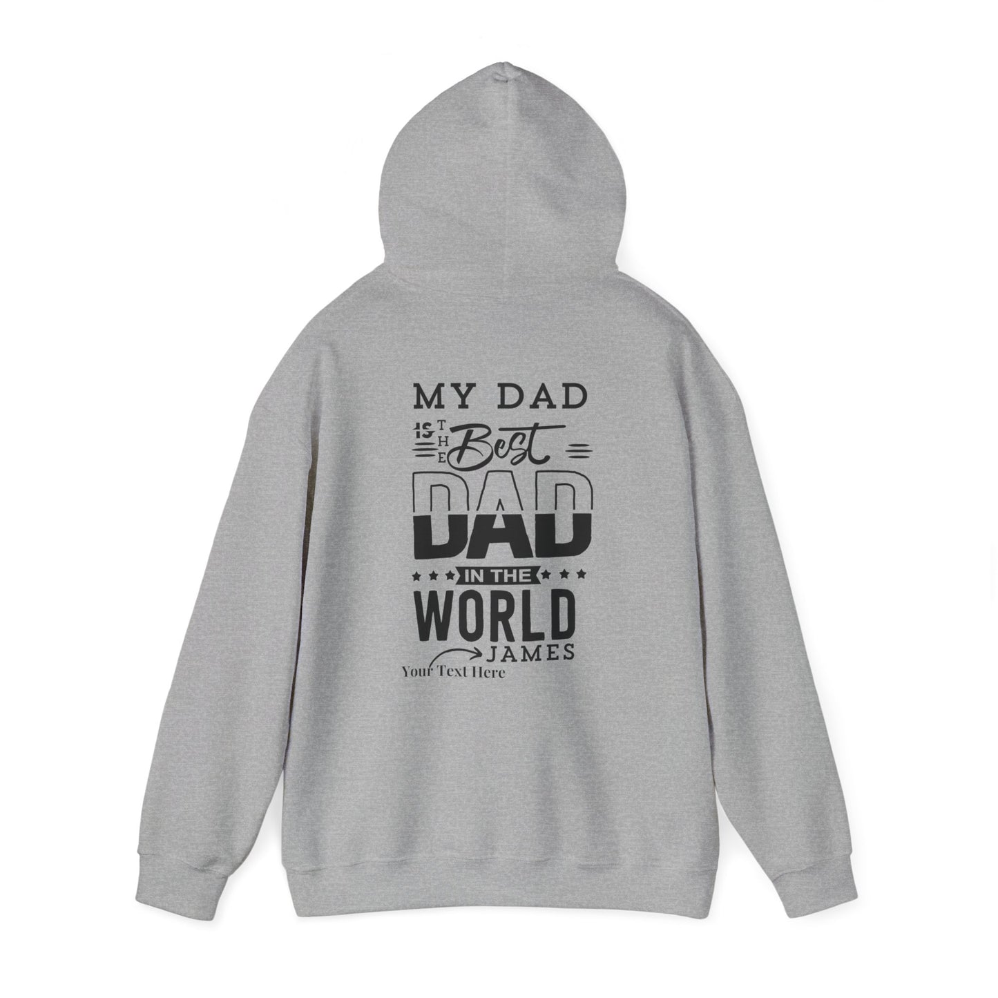 My Dad Is The Best Dad Personalized Hoodie