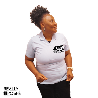 Luxe Women's Polo Shirt-Jesus, Lover of my Soul