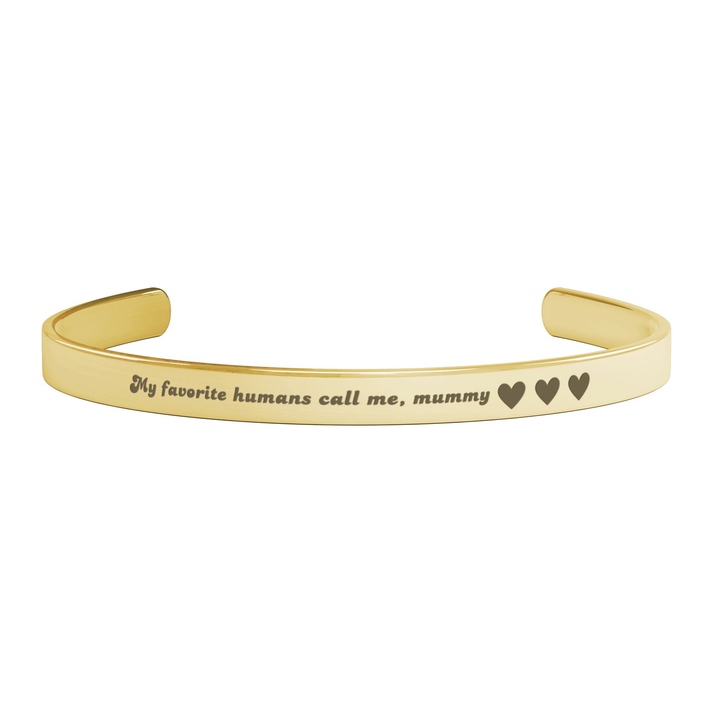 Personalized Stainless Steel Cuff Bracelet With Inspirational Hidden Message